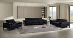 1246 Divanitalia Modular Power Triple Reclining Sofa, Loveseat, and Chair Set with Power Headrests - Top Grain Italian Leather - Black - SKU 1246-BLACK-6.6-HT-3PC - view 13