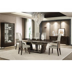 D832 - Wenge Dining Table and 6 Chair Set - SKU D832-SET-WENGE