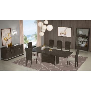 D59 - Gray Dining Table and 6 Chair Set - gallery image 5