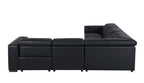 1208 Leather Reclining Set - Sofa & Loveseat with 4 Power Recliners