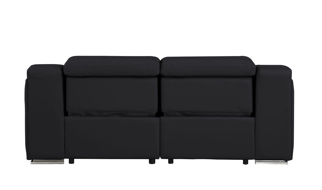 1116 Divanitalia 2-Piece Modular Power Reclining Loveseat in Top Grain Italian Leather with 2 Power Recliners & Power Headrests