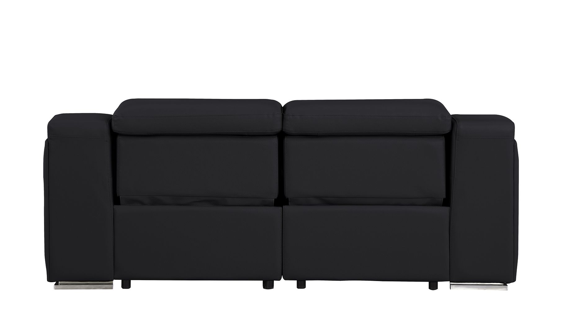 1116 Divanitalia 2-Piece Modular Power Reclining Loveseat in Top Grain Italian Leather with 2 Power Recliners & Power Headrests