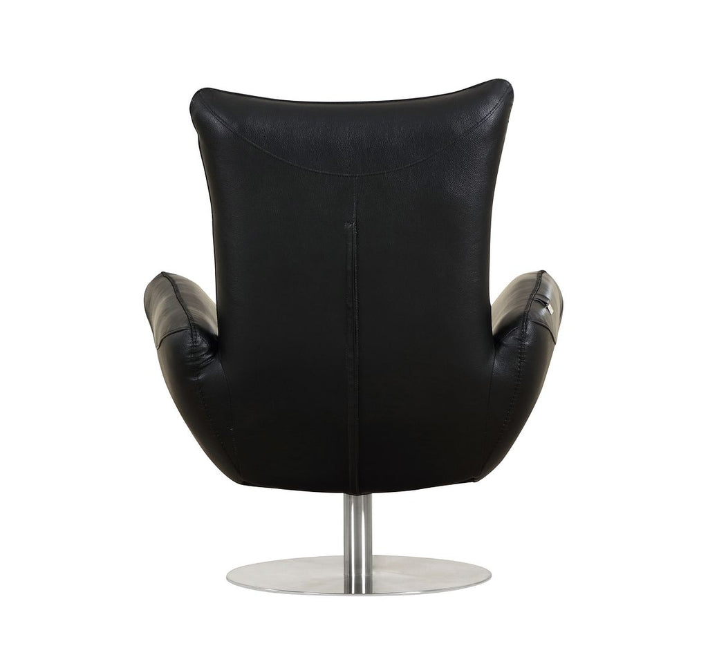 C74 Divanitalia Swivel Chair in Top-grain Italian Leather