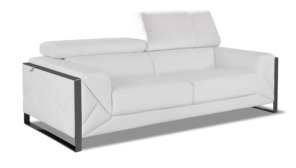 903 Divanitalia Sofa with Adjustable Headrest in Top-grain Italian Leather