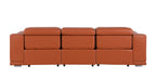 9762 Divanitalia 3-Piece Modular Power Reclining Sofa with 3 Power Recliners in Top Grain Italian Leather