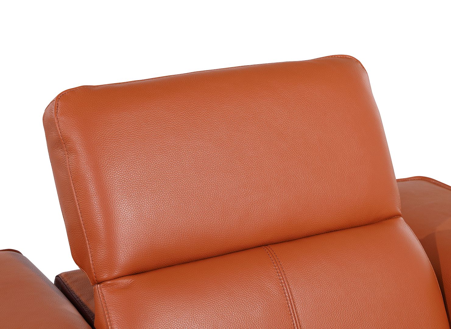 1224 Divanitalia 7-Piece Modular Power Reclining Sofa in Top Grain Italian Leather with 4 Power Recliners & Power Headrests