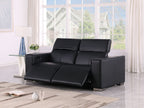 1208 Genuine Leather Dual Power Reclining Loveseat