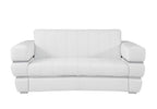 904 Divanitalia 3-Piece Sofa Set in Top-grain Italian Leather - White - SKU 904- WHITE 3PC (S/L/CH) - GROUP - view 5