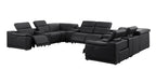2679 12-Piece U-Shaped Power Reclining Sectional Sofa in Genuine Leather - 4 Recliners