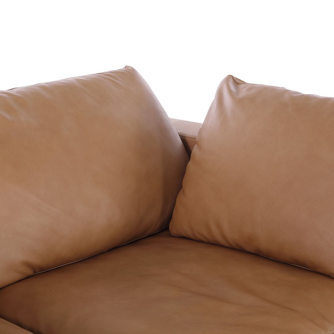 1100 Divanitalia Modular Loveseat - Top-grain Italian Leather