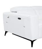989 Divanitalia Power Reclining Sofa with Power Headrest in Top-grain Italian Leather