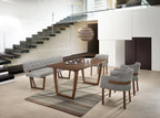 Jordan Modern Walnut Dining Table