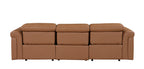 1126 Divanitalia 3-Piece Modular Power Reclining Sofa in Top Grain Italian Leather with 3 Power Recliners & Power Headrests