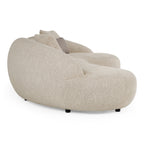 Delvan - Contemporary Beige Fabric Right Facing Chaise Sectional Sofa