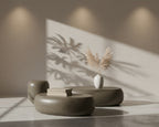 Denny - Modern Grey Concrete End Table