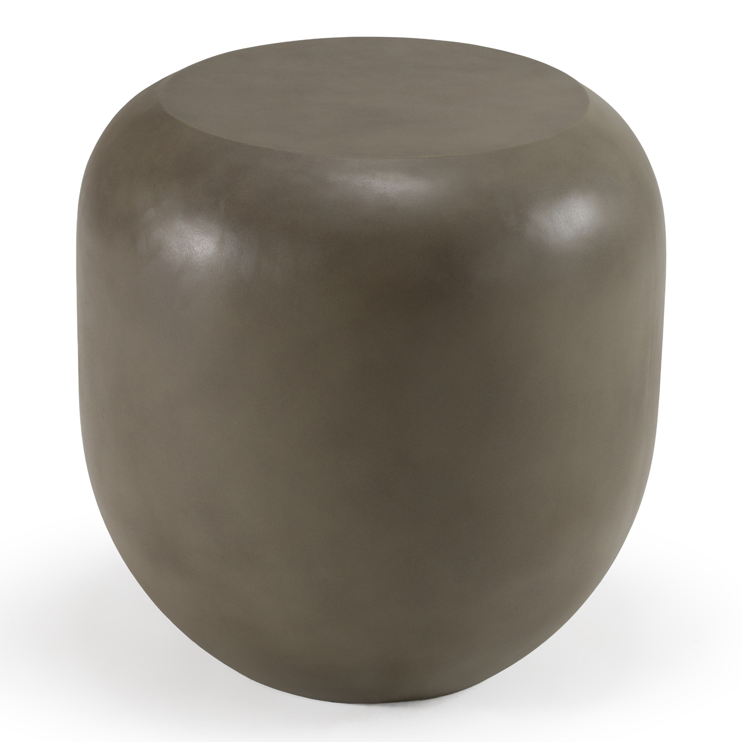 Denny - Modern Grey Concrete End Table