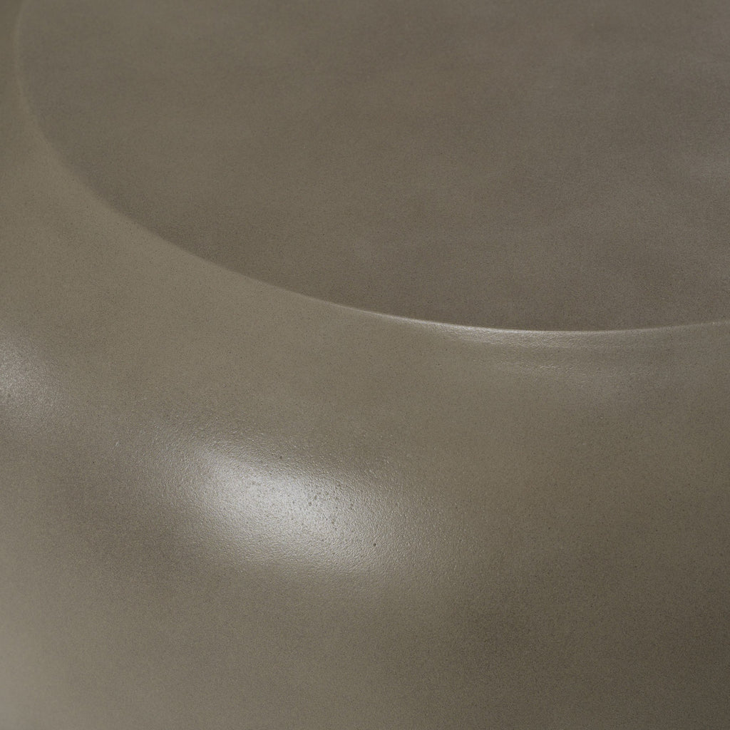 Denny - Modern Grey Concrete End Table