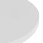 Desoto - Modern White Concrete Round Coffee Table