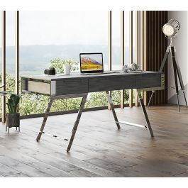 Dessart - Modern Elm Grey Office Desk