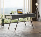 Dessart - Modern Elm Grey Office Desk