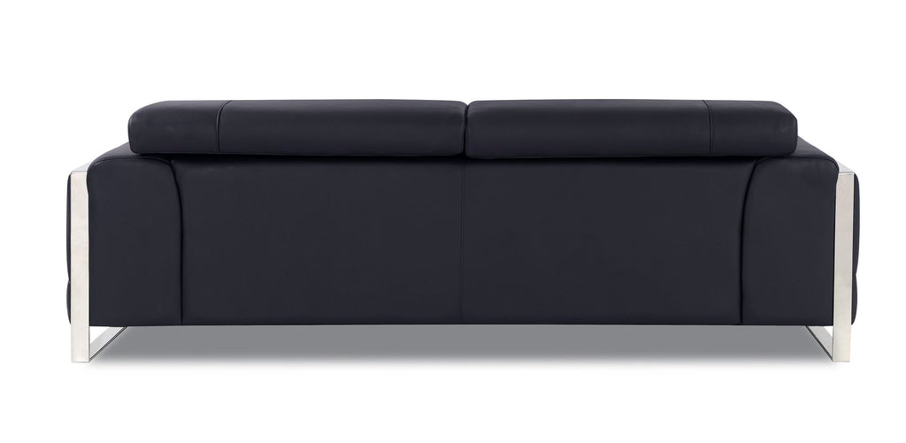 903 Divanitalia Loveseat with Adjustable Headrest in Top-grain Italian Leather