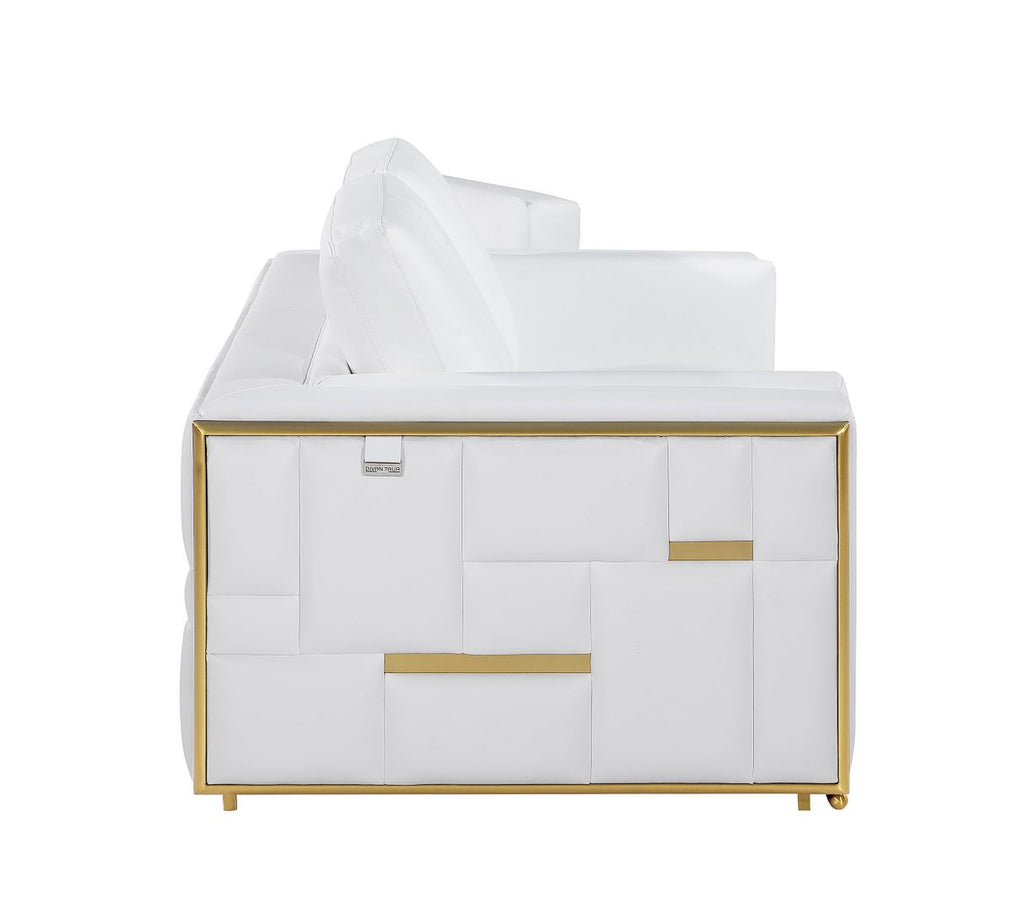1130 Divanitalia Sofa in Top-grain Italian Leather - White - SKU 1130-WHITE-S - view 5