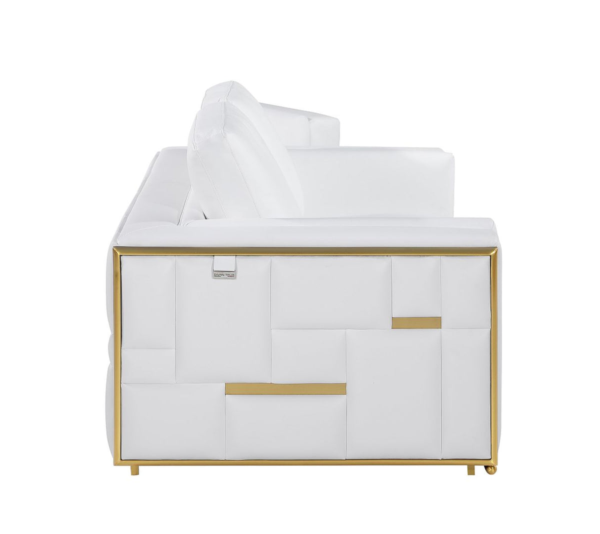 1130 Divanitalia Sofa in Top-grain Italian Leather - White - SKU 1130-WHITE-S - view 5