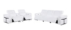 1126 Divanitalia 6-Piece Modular Power Reclining Sofa and Console Loveseat Set in Top Grain Italian Leather with 5 Power Recliners & Power Headrests - White - SKU 1126-WHITE-6.5-HT - view 4