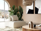 Mondo - Modern Modular Beige Fabric Sectional Sofa - Modern Modular Beige Fabric Sectional Sofa