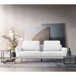 Dolly Modern - Off White Fabric Sofa