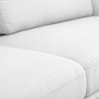 Dolly Modern - Off White Fabric Sofa