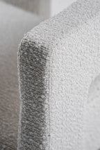 Drea - Modern White Fabric Dining Chair