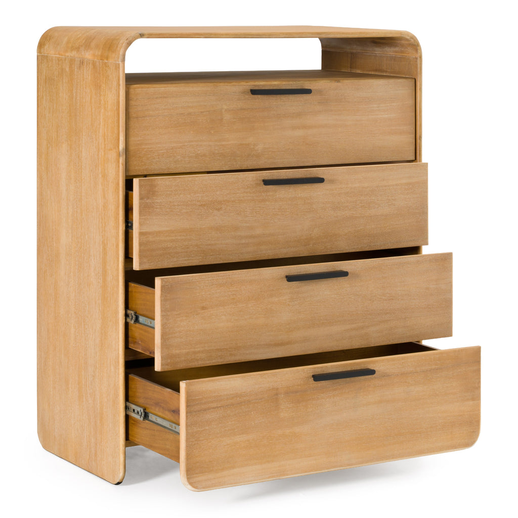 Dresden - Modern Natural Acacia Chest