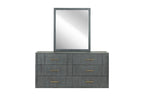 Manchester - Contemporary Dark Grey Mirror