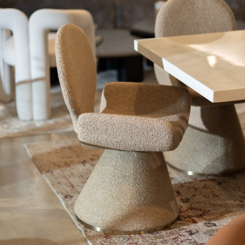 Neptune - Contemporary Fabric Dining Chair