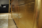 Imperial Transitional Gold Crocodile Dining Table