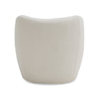 Duran - Contemporary White Fabric Accent Chair
