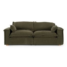 Durbin - Modern Green Fabric Sofa