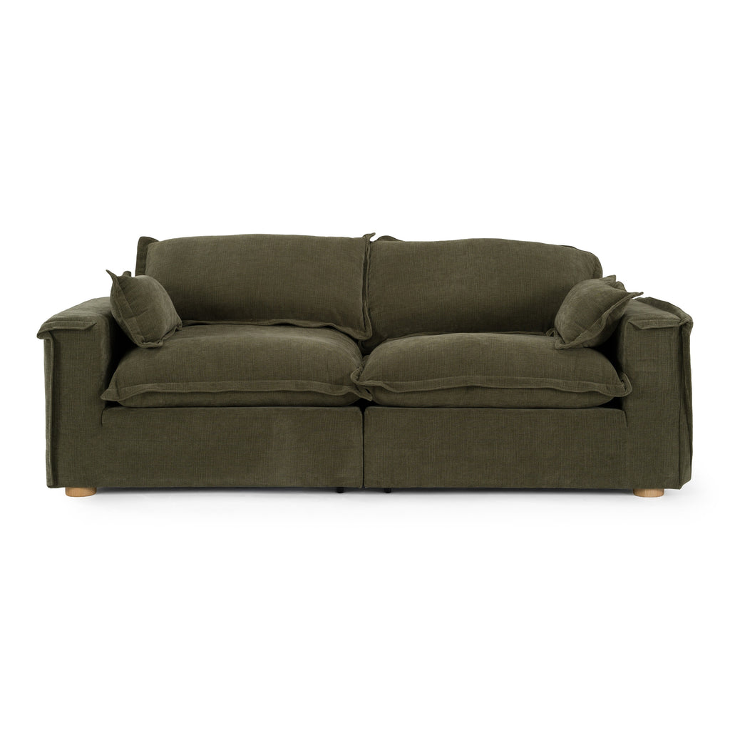 Durbin - Modern Green Fabric Sofa