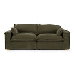 Durbin - Modern Green Fabric Sofa