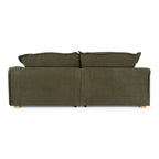 Durbin - Modern Green Fabric Sofa