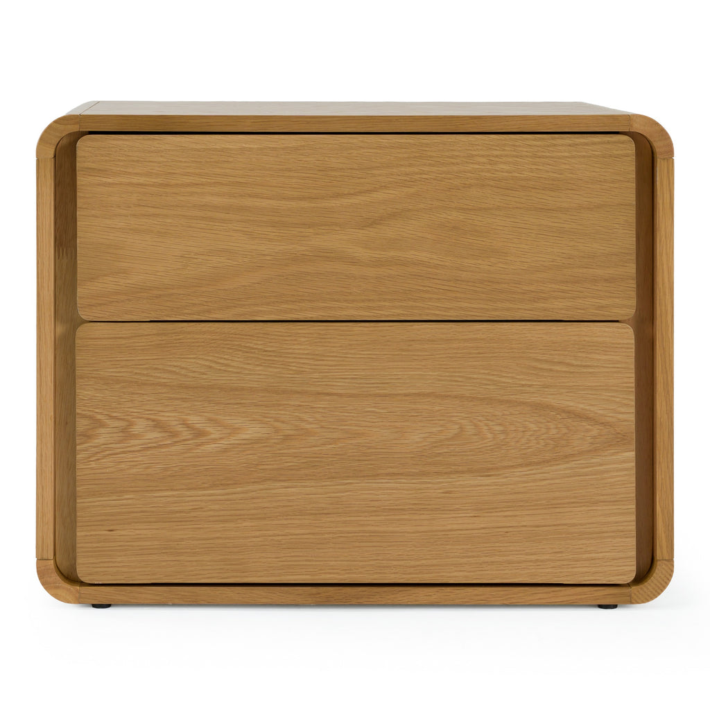 Dustin - Modern Natural Oak Nightstand