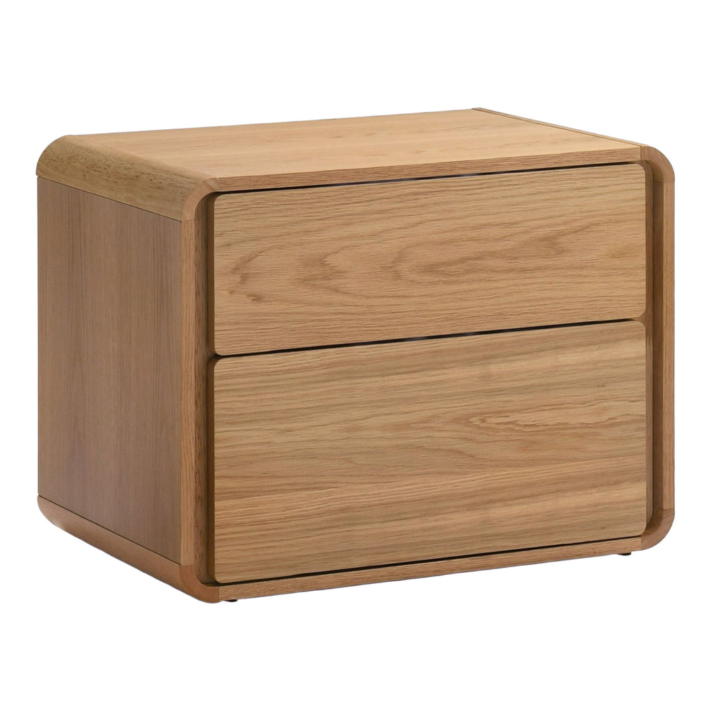 Dustin - Modern Natural Oak Nightstand