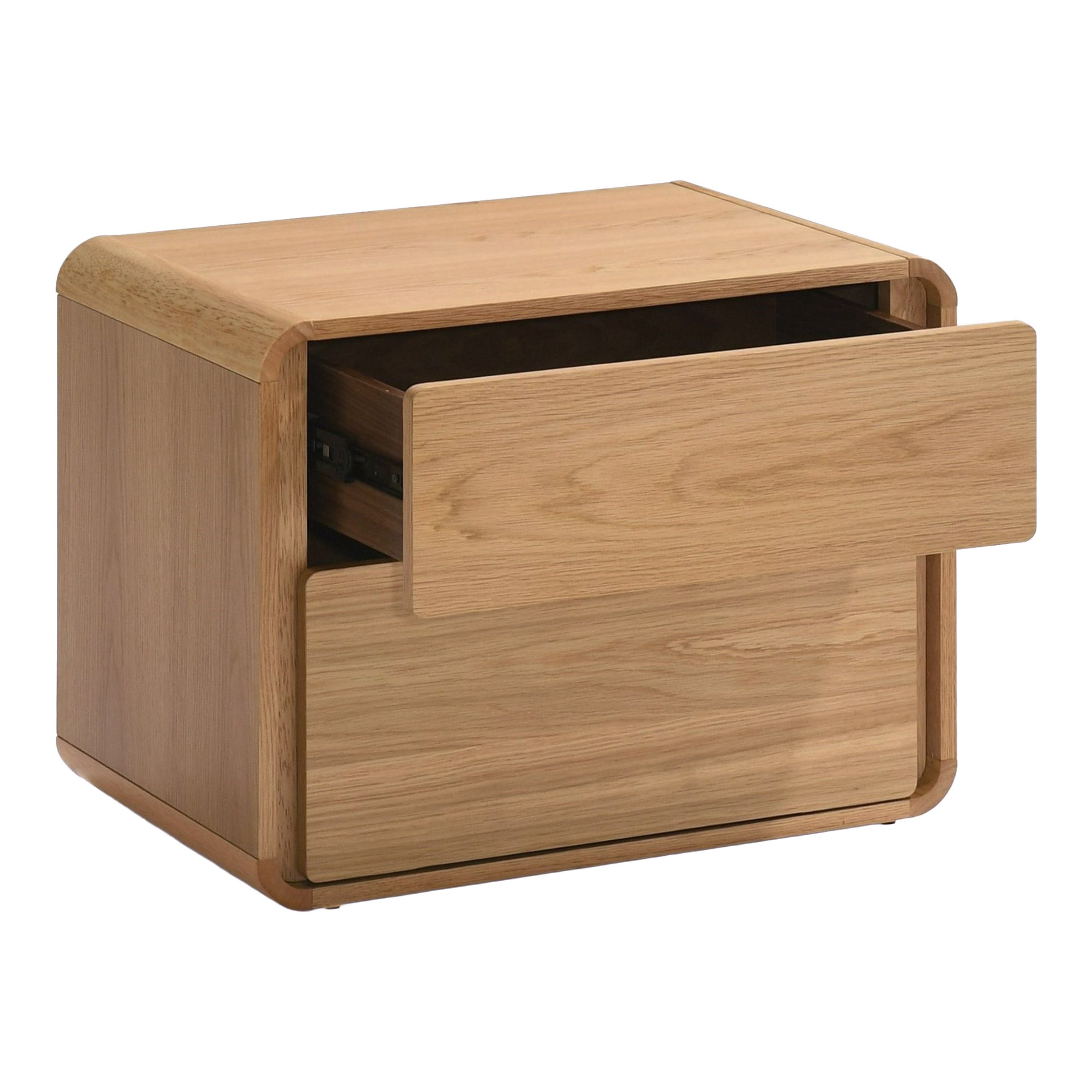 Dustin - Modern Natural Oak Nightstand