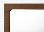 Dustin - Modern Walnut Mirror