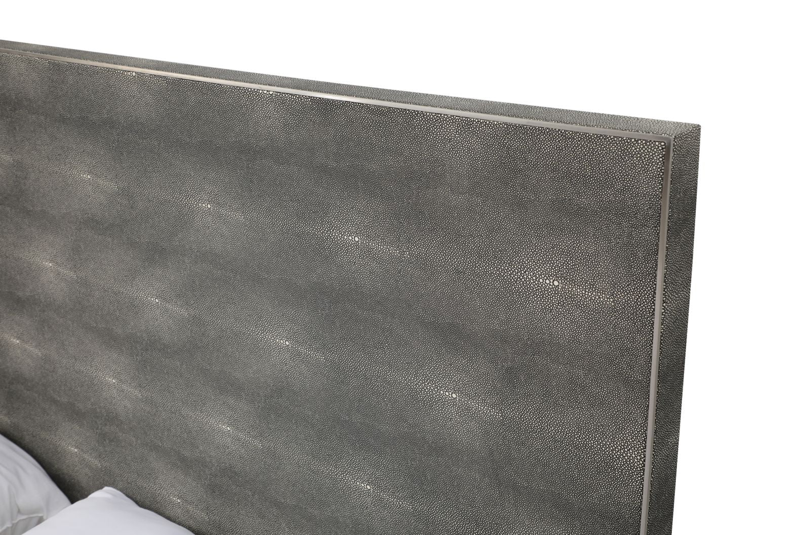 Dynasty - Modern Shagreen Bed - Modern Shagreen Bed