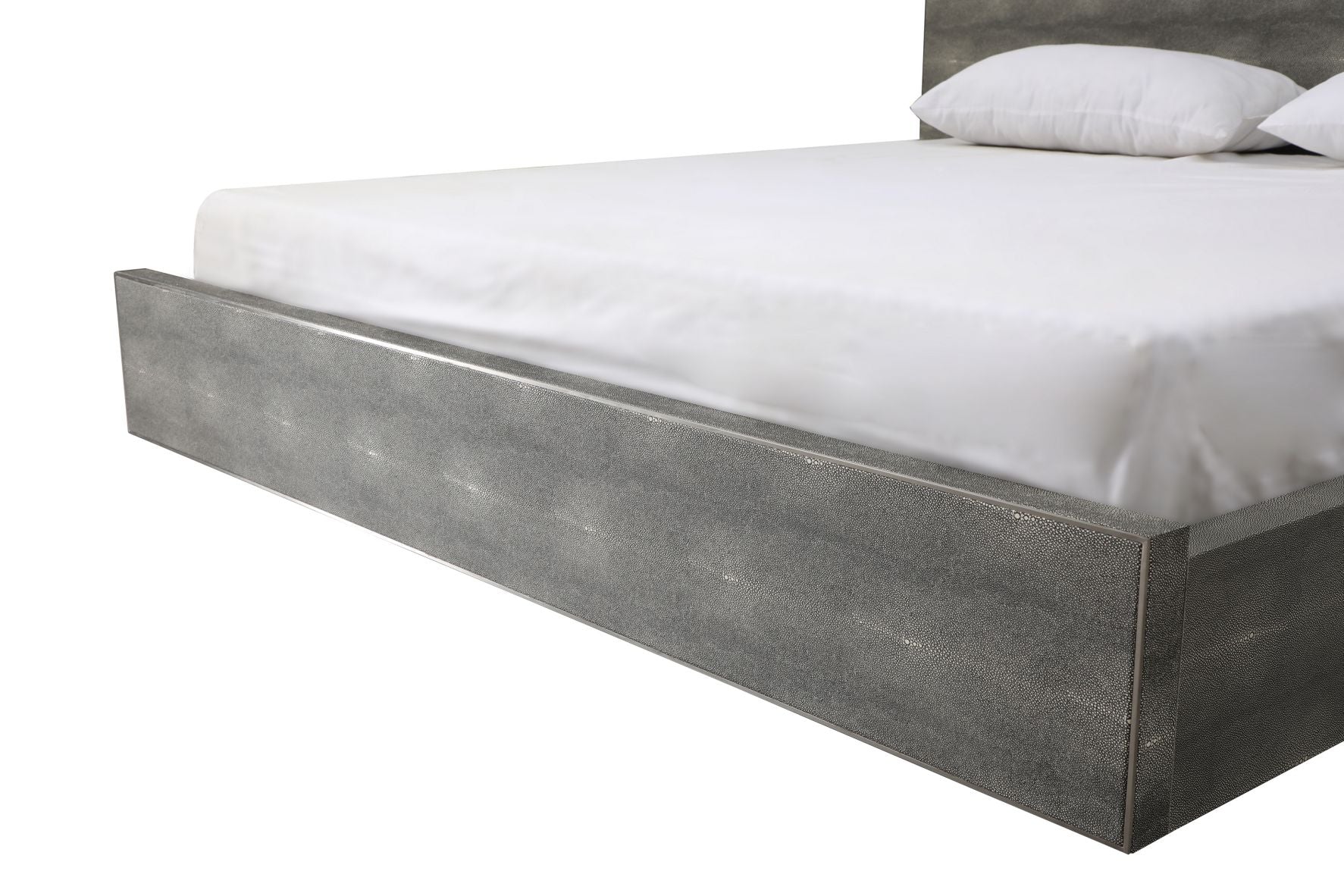 Dynasty - Modern Shagreen Bed - Modern Shagreen Bed
