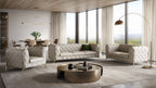 970 Divanitalia 3-Piece Sofa Set in Top-grain Italian Leather
