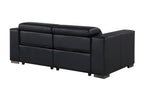 1208 Genuine Leather Dual Power Reclining Loveseat