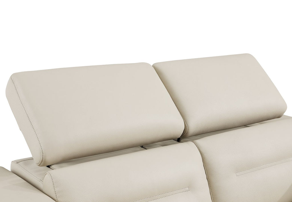 989 Divanitalia Power Reclining Sofa with Power Headrest in Top-grain Italian Leather